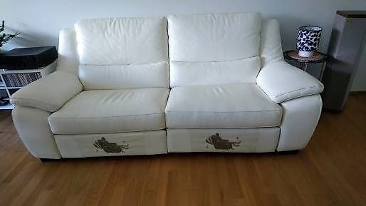 Sofas: Canapé en cuir – D'occasion à Morges par dev_2t7p 1