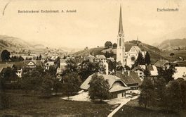 Escholzmatt   LU  -   Buchdruckerei  A. Arnold     um 1928
