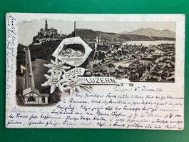 Gruss aus Luzern - 1896 !!!