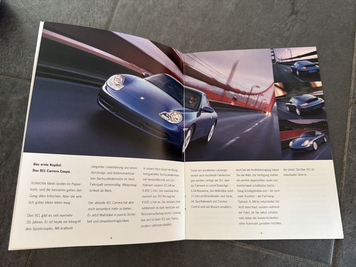 Porsche Documenti: Porsche Broschüre: Die Modelle – Usato da Wolfwil venduto da Rolex1 2