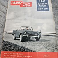 AMS 7/60 Sunbeam Alpine BMW 700 Enzmann Valiant Falcon xx