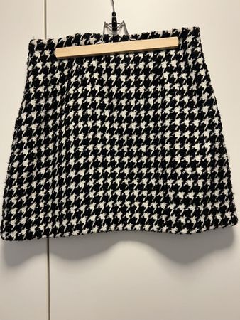 &Other Stories, mini skirt, houndstooth, size 36