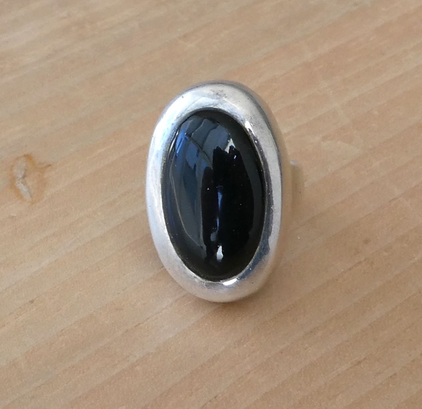 Onyx Anelli: Ring Silber 925er mit Onyx – Usato da Beromünster venduto da legolas_mt-gd 3