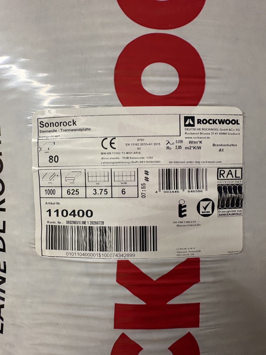 Materiale di riempimento: Rockwool Isolation  – Nuovo e nell'imballaggio originale da Tägerwilen venduto da djrees 2