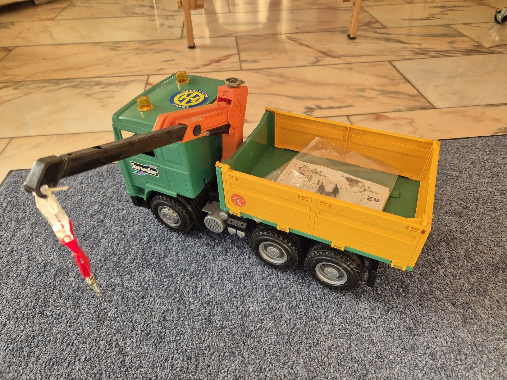 Bruder Giocattoli: Camion Bruder avec Grue – Usato da Domat/Ems venduto da ver_7q9b 1