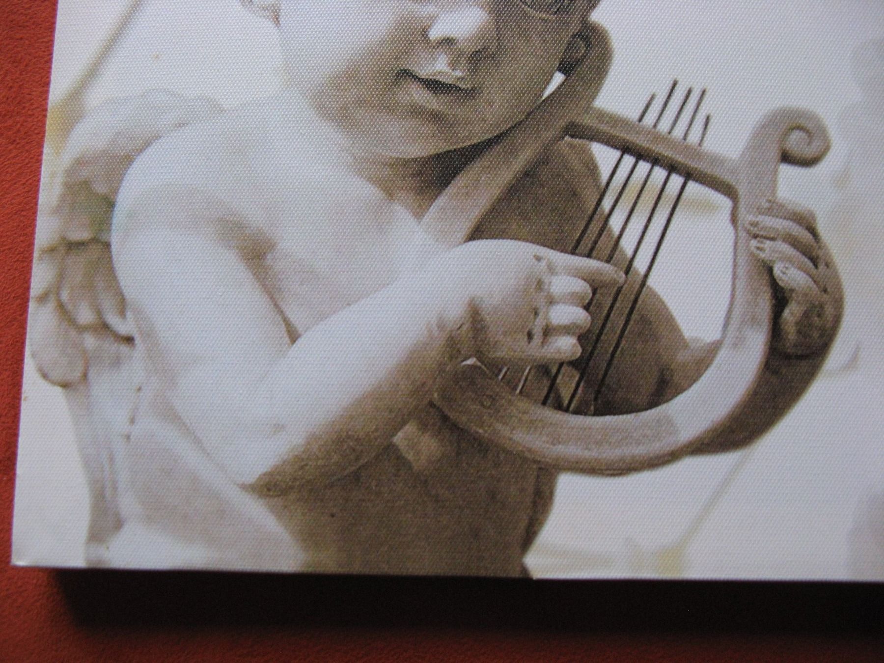 Foto & Immagini: Engel Bild mit Harfe 28 x 28 cm – Usato da Zürich venduto da apil 4