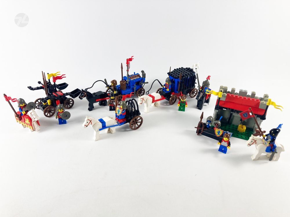 LEGO Ritter Castle Set Mix Forest Knights Pferde Wagen Lot (Gebraucht ...