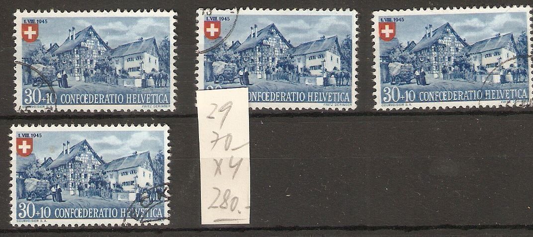 Tutti i francobolli: B29 4x gest. – Nuovo e nell'imballaggio originale da Lausanne venduto da Whorvath