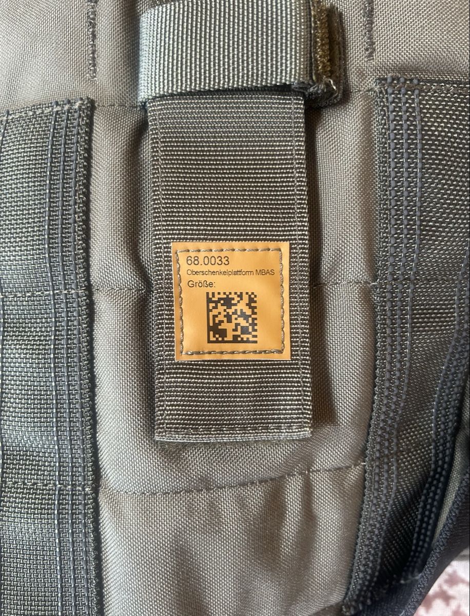 Schweizer Armee Uniformi: Mbas Oberschenkelplattform – Usato da Trimstein venduto da BigFoot85 2