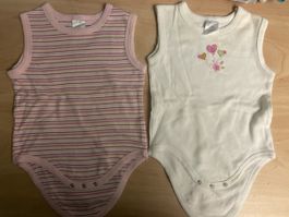 2er Set Baby Bodys Gr. 74/80, kurzarm, Sommer, wie neu