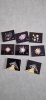 8 Weltraum Sticker Set Weltall Motive guter Zustand