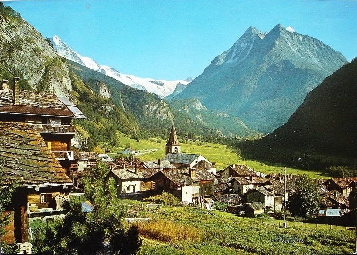 Ansichtskarten: EVOLÈNE Val d'Hérens – Gebraucht aus Jona von philajona