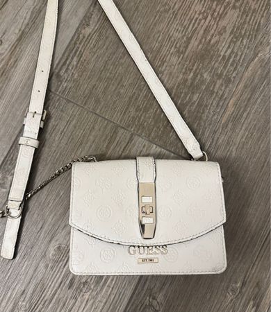 Original GUESS Mini Umhängetasche Weiss - Crossbody Bag