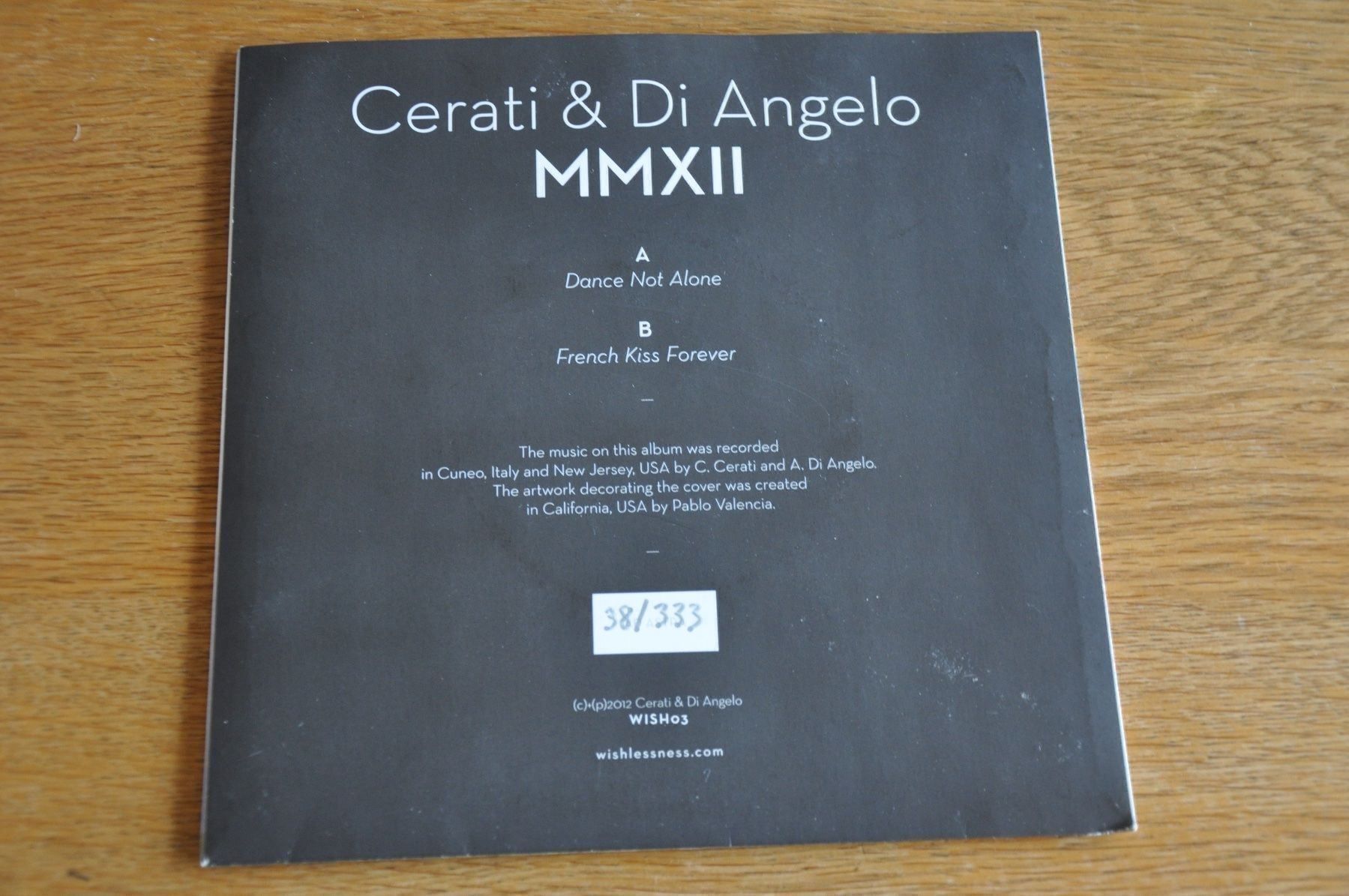 Dischi in vinile: CERATI & DI ANGELO 7 MMXII – Usato da Sion venduto da jaipur1401 1