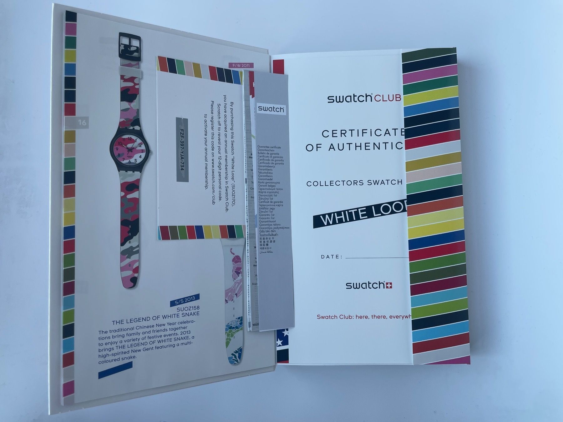 Swatch Orologi: Swatch SUOS170S mit exkl. Zürich-Loop – Nuovo e nell'imballaggio originale da Zürich venduto da Num6 4