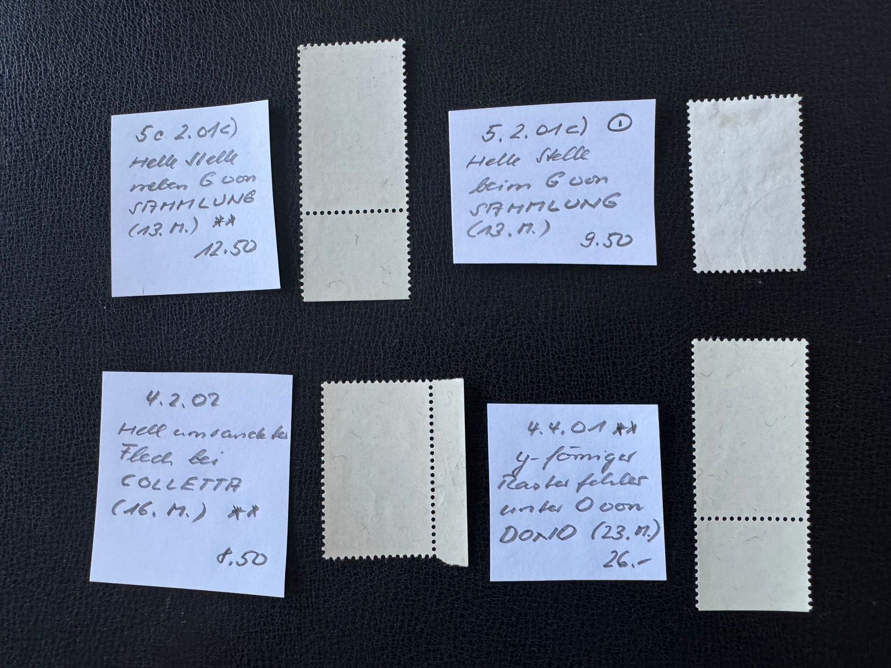 Tous les timbres: Pro Patria, 4 ABARTEN, postfrisch/gestempelt – D'occasion à Stallikon par HILDECH1 7