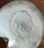 Süsswasserperle Armband, 3x4mm, lila