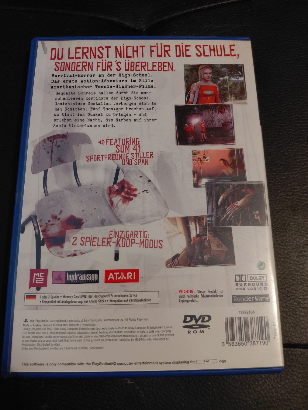 Spiele: Obscure PS2 – Gebraucht aus Burgdorf von Naibaf84 1