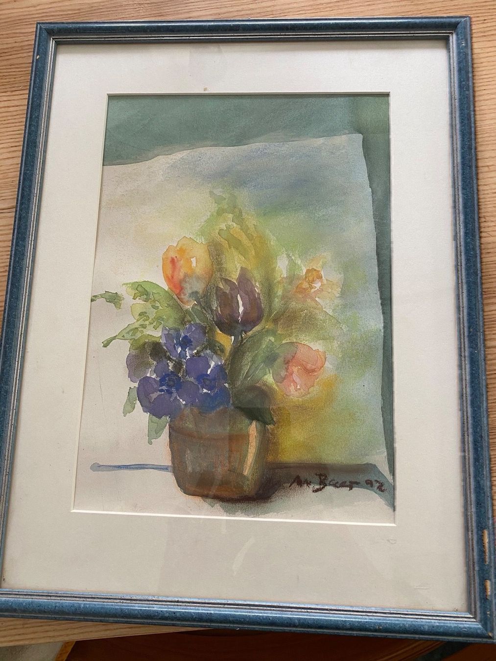 Dipinti: Aquarell M. Baer – Usato da Mosnang venduto da Goldwasser
