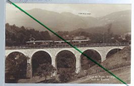 Pont de Givrins. Nyon St. Cerguez Morez Bahn. Personenzug.
