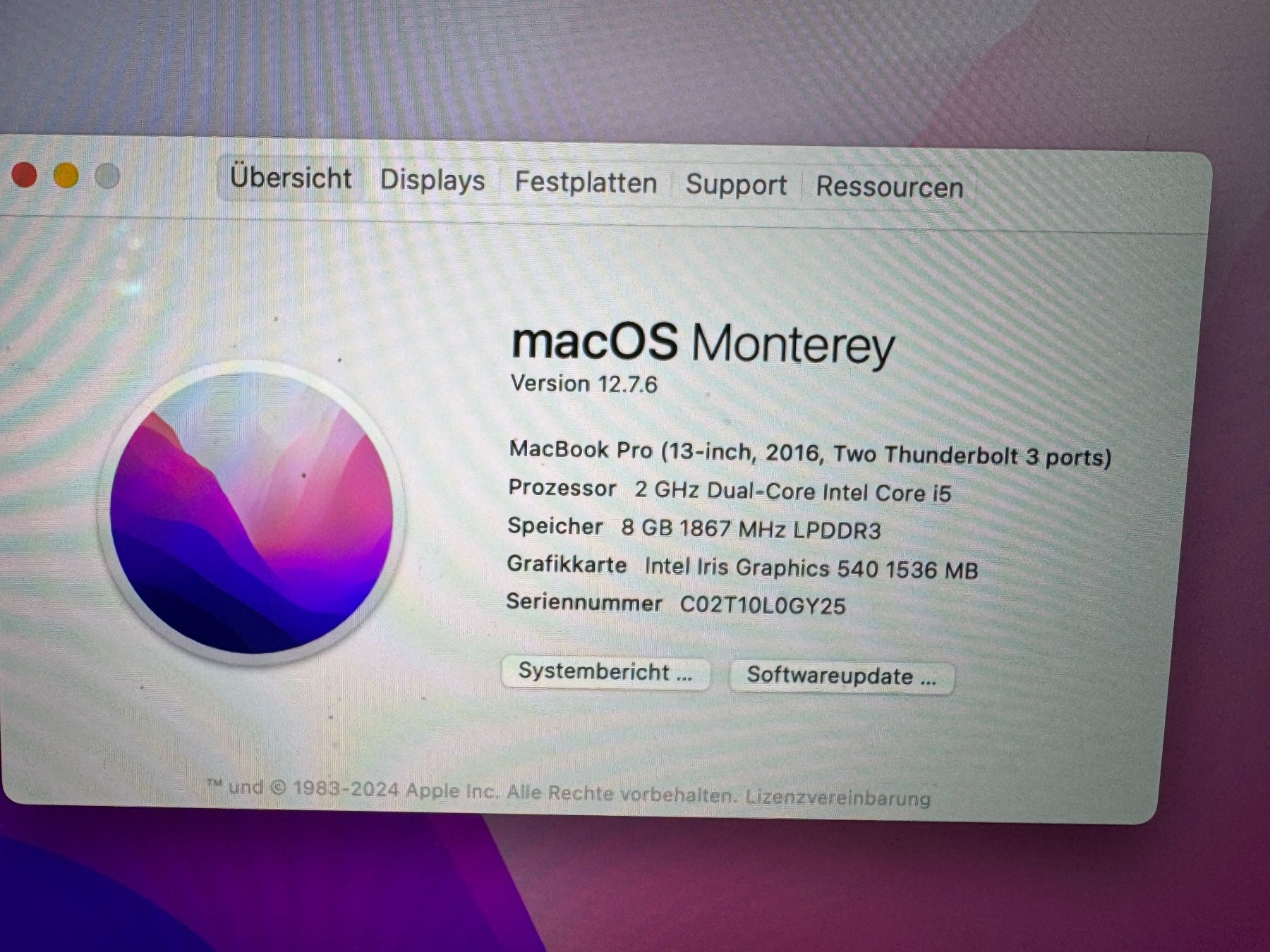 Apple Notebooks: MacBook Pro 13 – Gebraucht aus Adliswil von Busys 1
