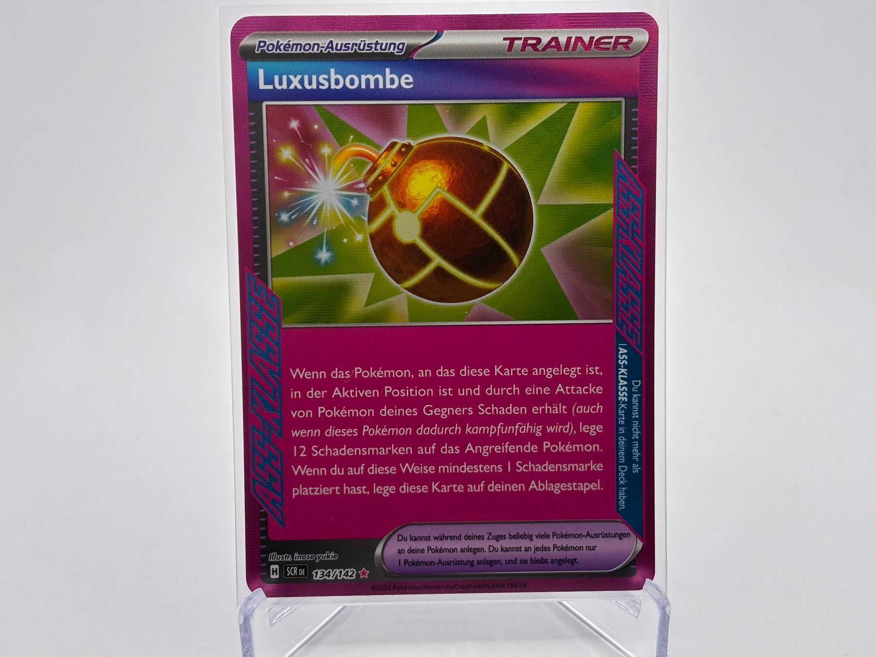 Pokémon Carte collezionabili: Stellarkrone - Luxusbombe  (SCR 134) - DE – Nuovo (secondo la descrizione) da Allschwil venduto da Bullach