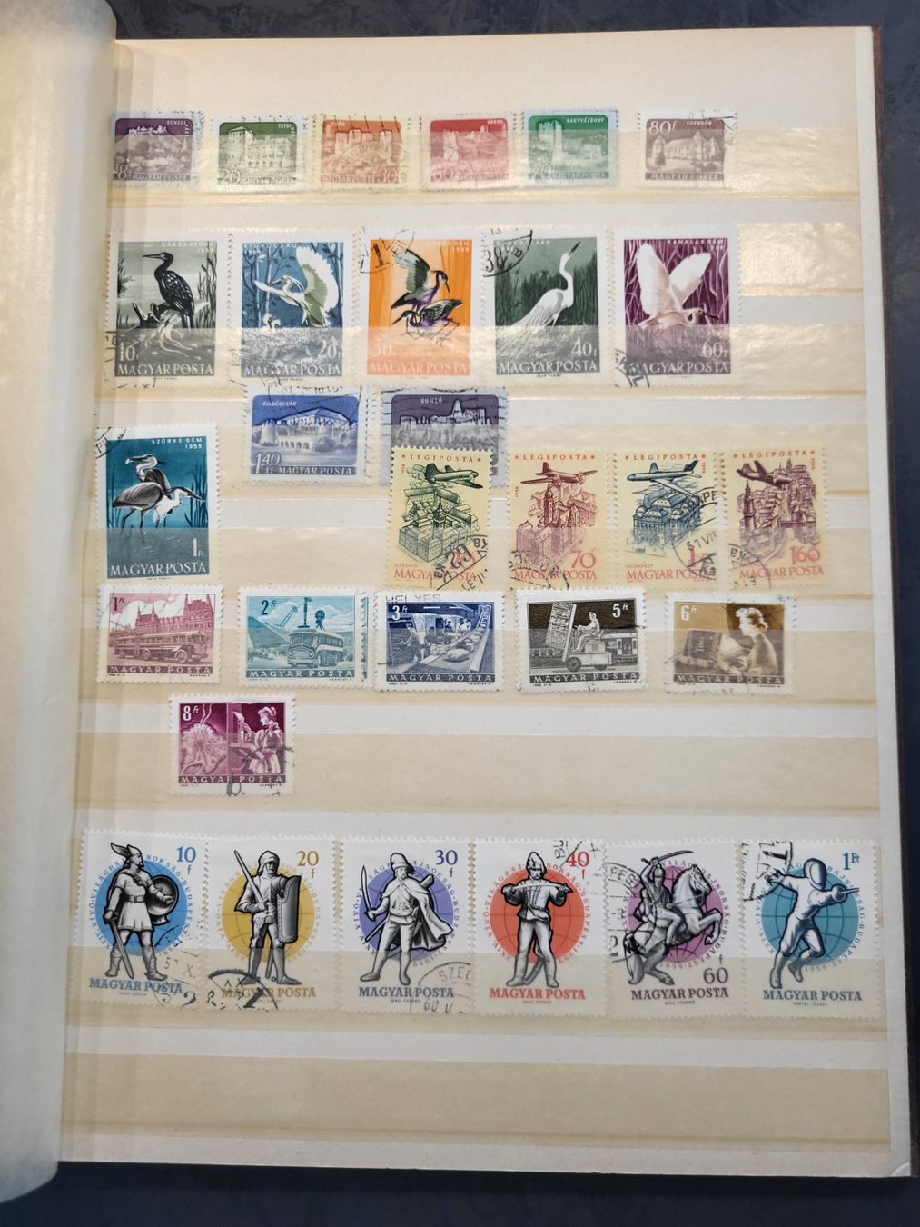 Alle Briefmarken: Sammlung Album - Ungarn – Gebraucht aus Rümlang von Turrin 4