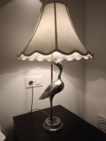 Vintage Heron Chrome & Brass Table Lamp c.1970s