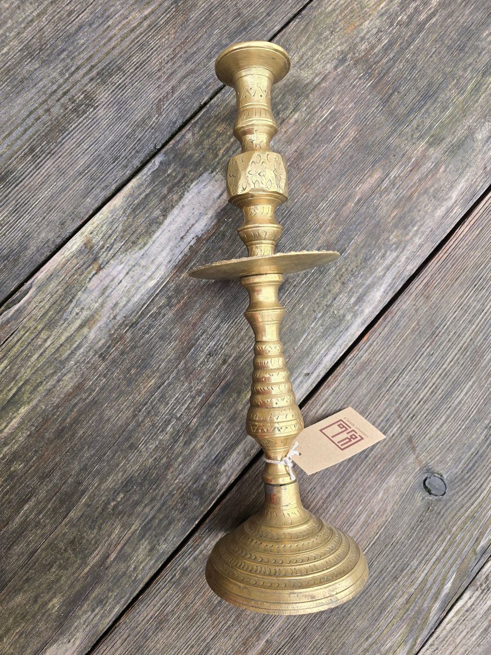Kerzenständer: Messing-Kerzenständer, vintage, Marokko ANGEBOT – Gebraucht aus Romanshorn von Rachacha 6