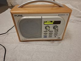 PURE EVOKE-1S Digitalradio Holzgehäuse guter Zustand