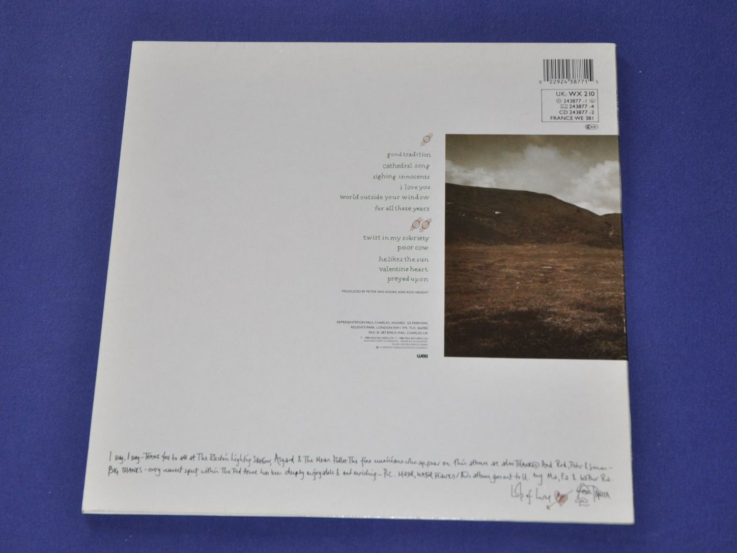 Schallplatten: LP Tanita Tikaram - Ancient Heart – Gebraucht aus Boll von Theodora15 1