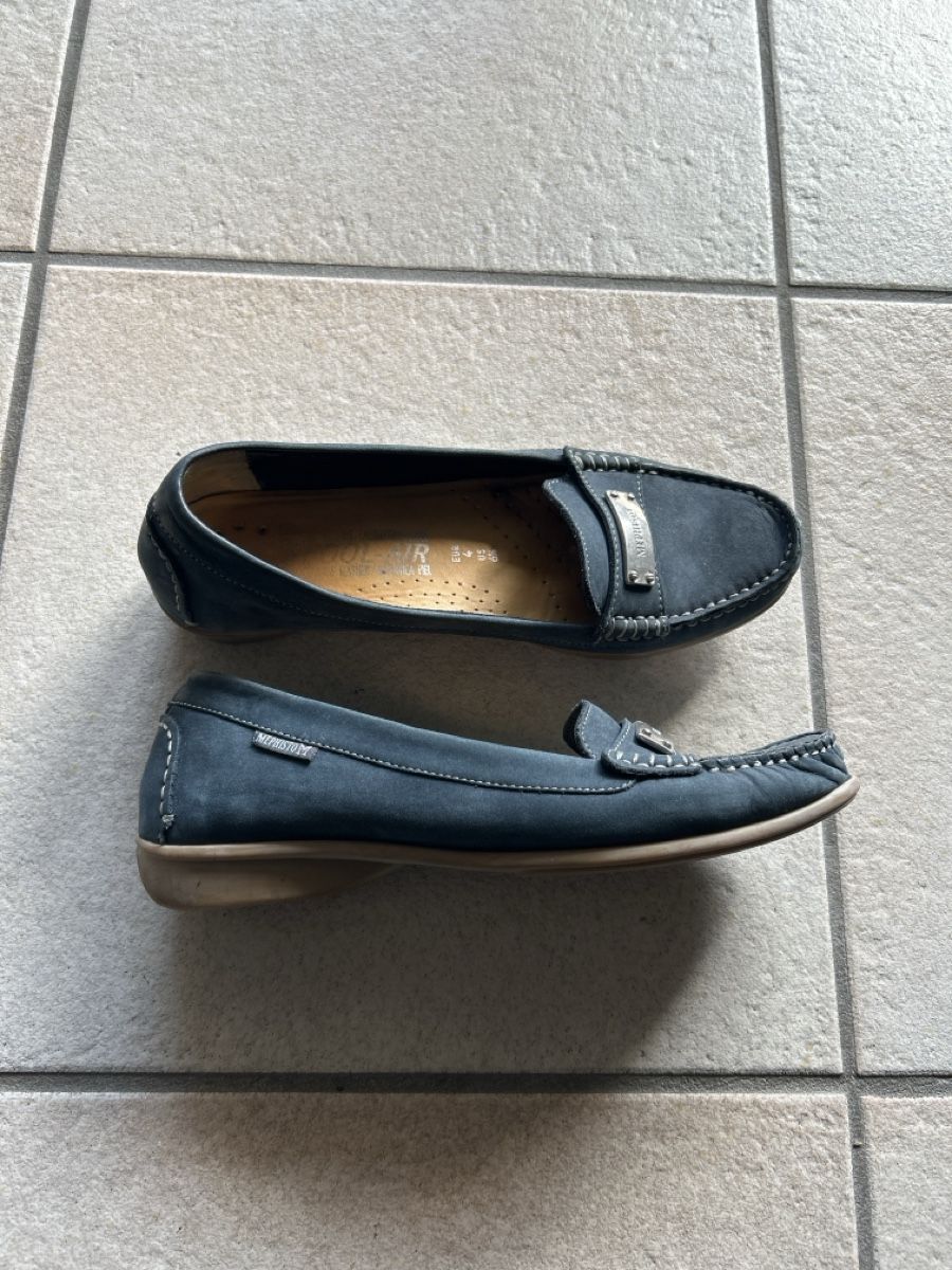 Mephisto Damenschuhe: Mocassins en cuir bleu – Gebraucht aus Yverdon-les-Bains von Little_M0nster