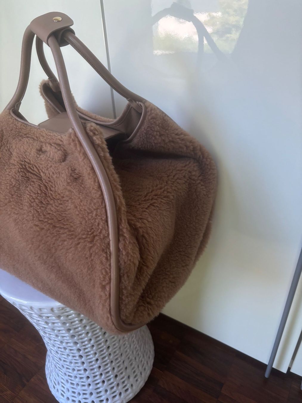 Max Mara Borse da donna: MAX MARA Hobotasche Lammfell, beige – Usato da Herrliberg venduto da mayfi 2