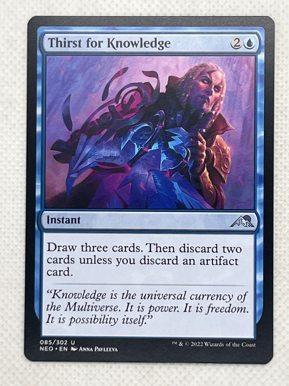 Magic The Gathering Carte collezionabili: Magic The Gathering - Thirst for Knowledge - 085/302 U - NEO – Usato da Hinterkappelen venduto da Kim1992