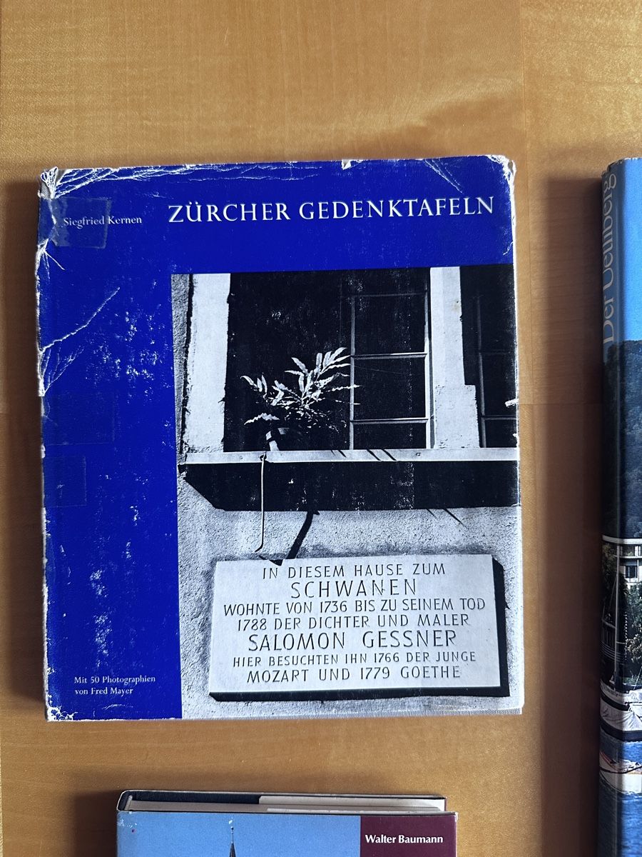 Bücher: Diverse Bücher über Zürich  – Gebraucht aus Zürich von Misus.Flohmi 1