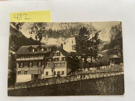 alte Ansichtskarte Pension Rössli vor 1940