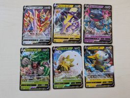 6-teiliges Set aus japanischen Pokémon V 