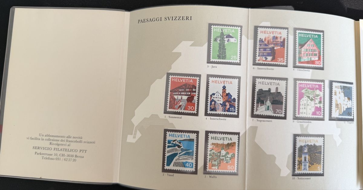 Tous les timbres: PTT Souvenir 1977 Version I und E - postfrisch – Neuf (Voir description) à Hölstein par luc_lx8k 1
