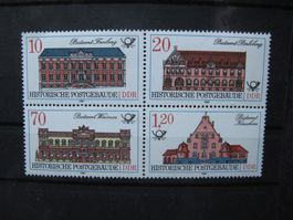 DDR 1987 Historische Postgebäude **BL