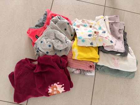 Lot de vêtements bébé fille, taille 74-80