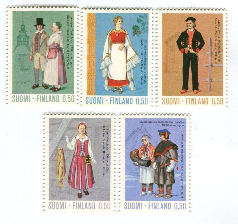 Alle Briefmarken: Briefmarken "Tracht". Finnland. – Neu und originalverpackt aus Basel von Butsch5