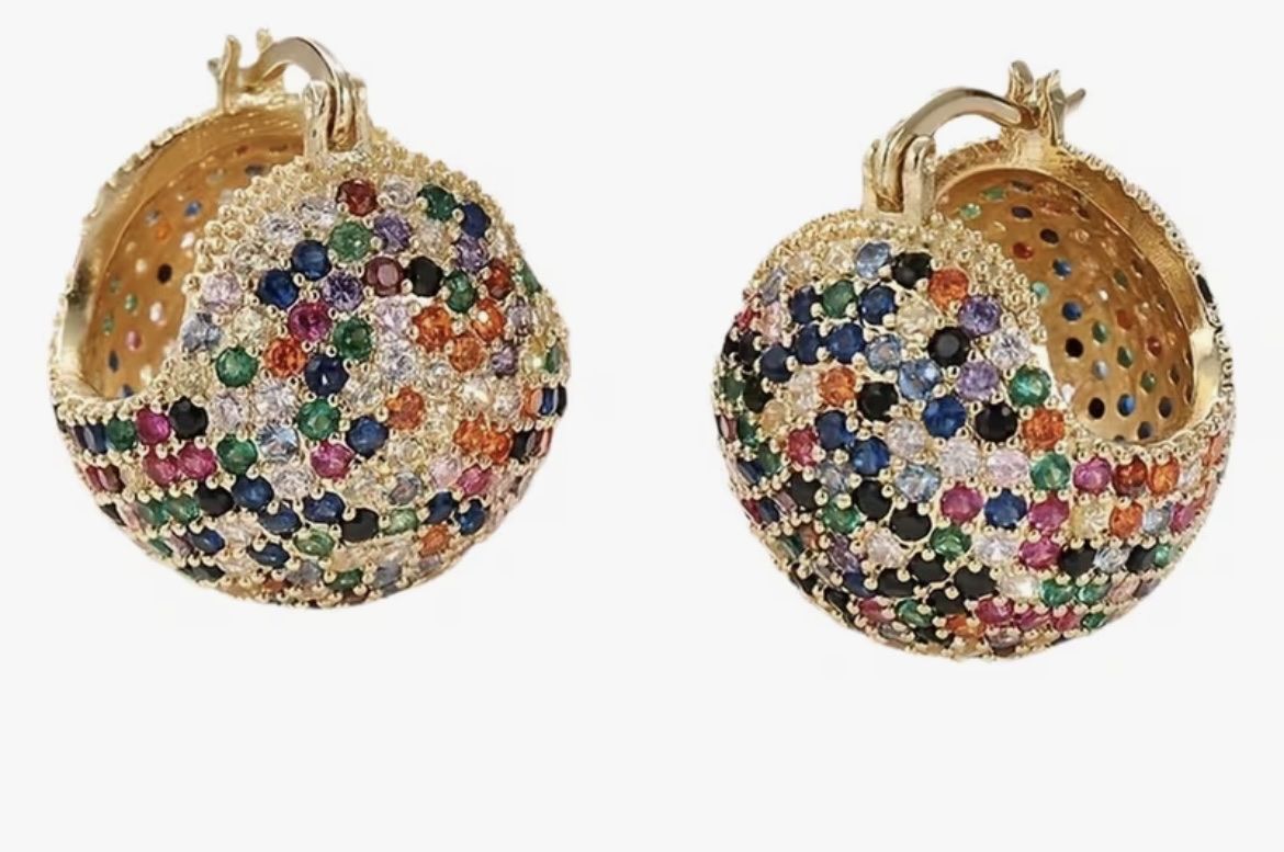 Orecchini pendenti & Orecchini a lobo: Fantastische Ohrringe bunt  – Nuovo e nell'imballaggio originale da Saanen venduto da SoniaMichaela