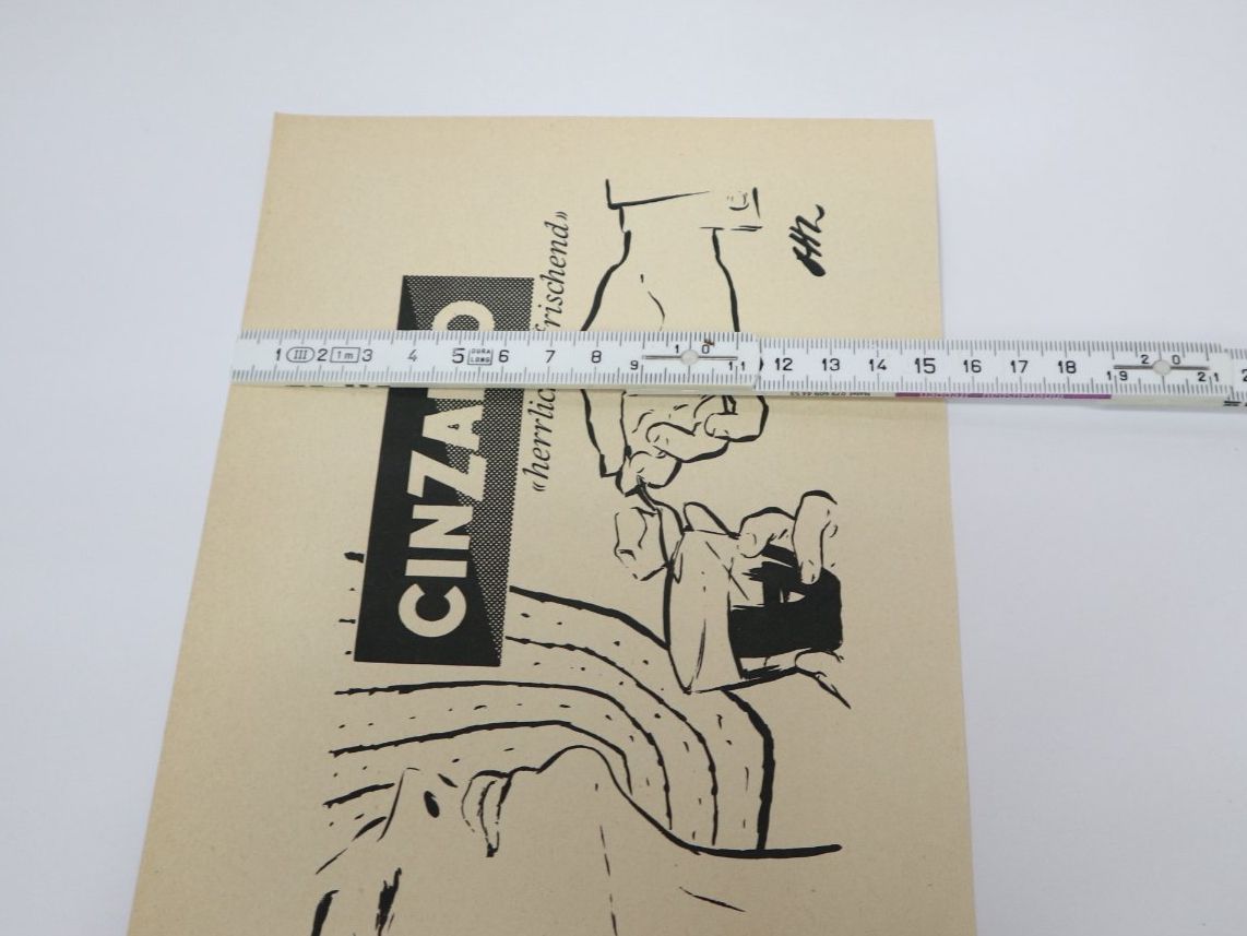 Foto & Immagini: 1950 Orig. Werbung, Cinzano – Usato da Eschenbach SG venduto da Astalavista 2