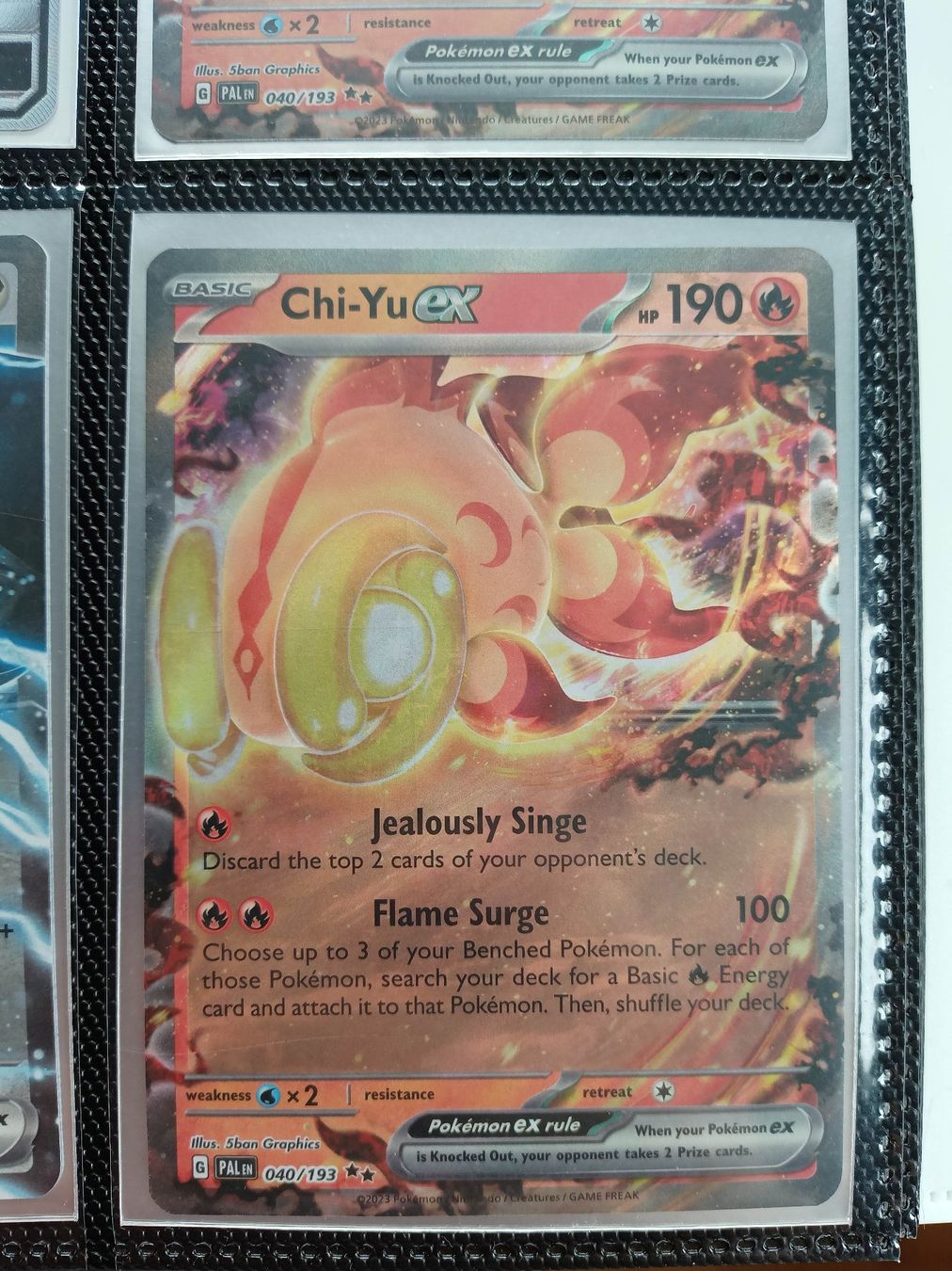 Pokémon Carte collezionabili: Chi-Yu ex – Usato da Altstätten SG venduto da GGsGameshop