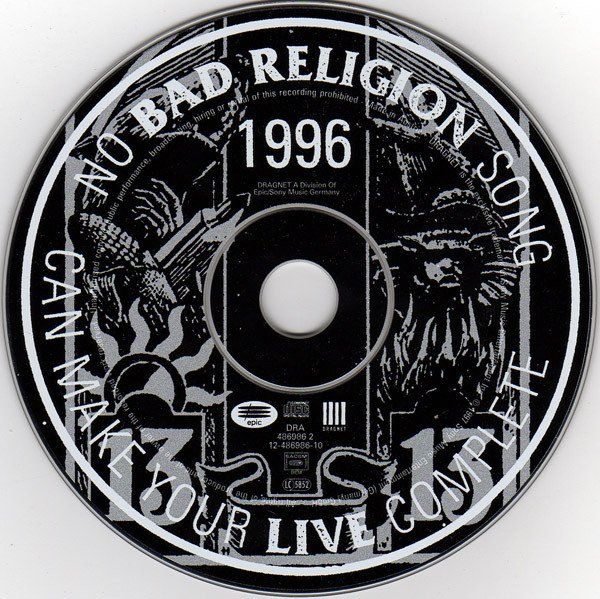 CDs: Bad Religion – Tested - Vergriffen! – D'occasion à Brittnau par Zibu 2
