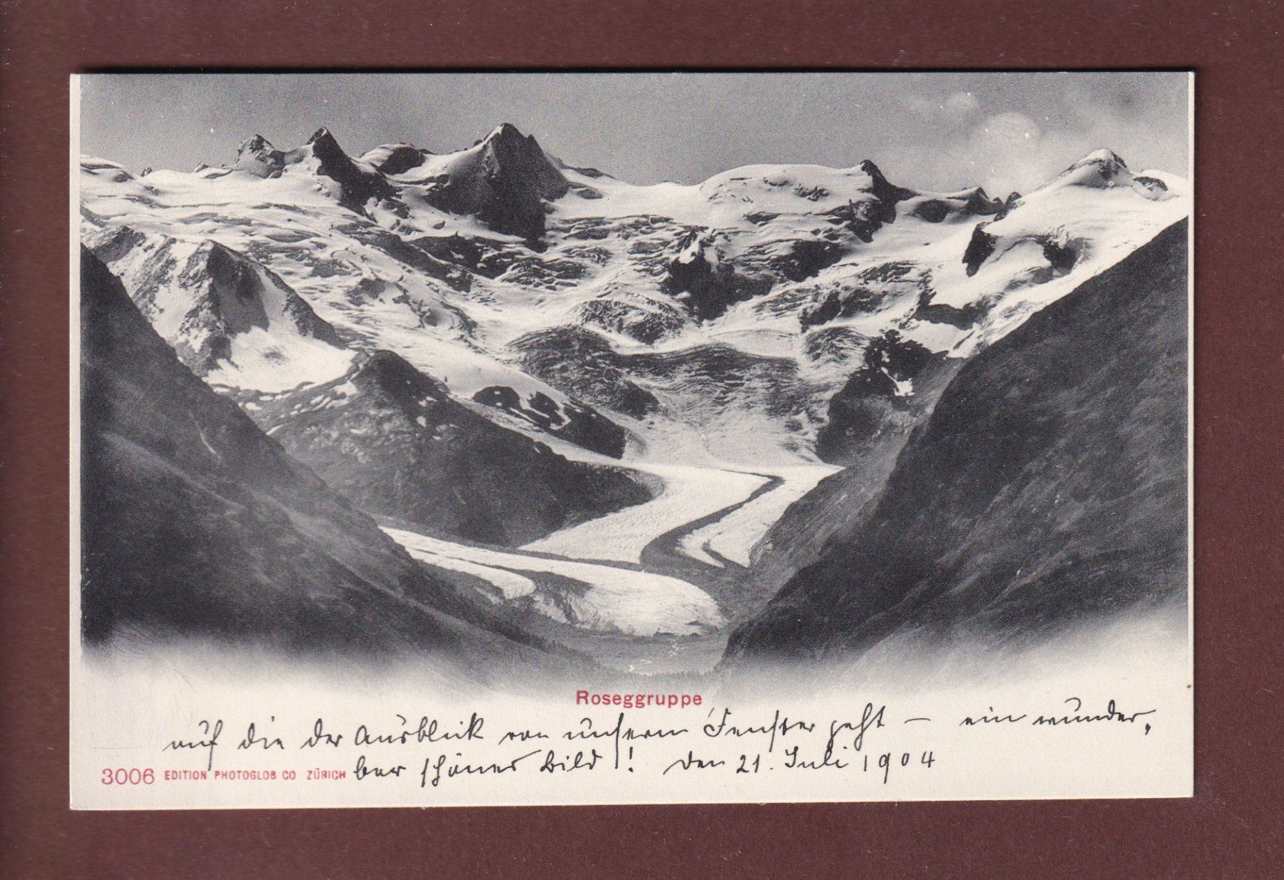 Cartoline postali: ROSEG-GRUPPE – Usato da Pully venduto da nicecards
