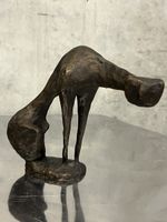 Abstrakte Skulptur, Bronze, Tierfigur, modernistisch, Sammle