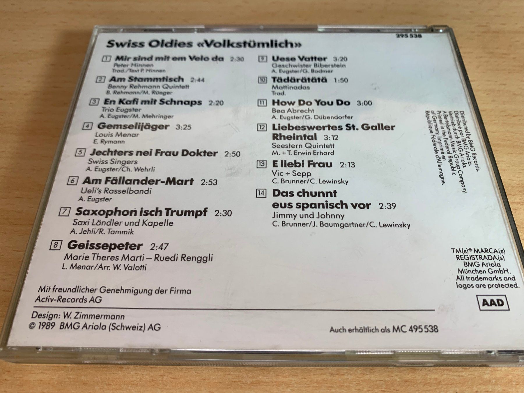 CD: Various – Swiss Oldies "Volkstümlich" – Usato da Rikon im Tösstal venduto da Alpenmutz 1