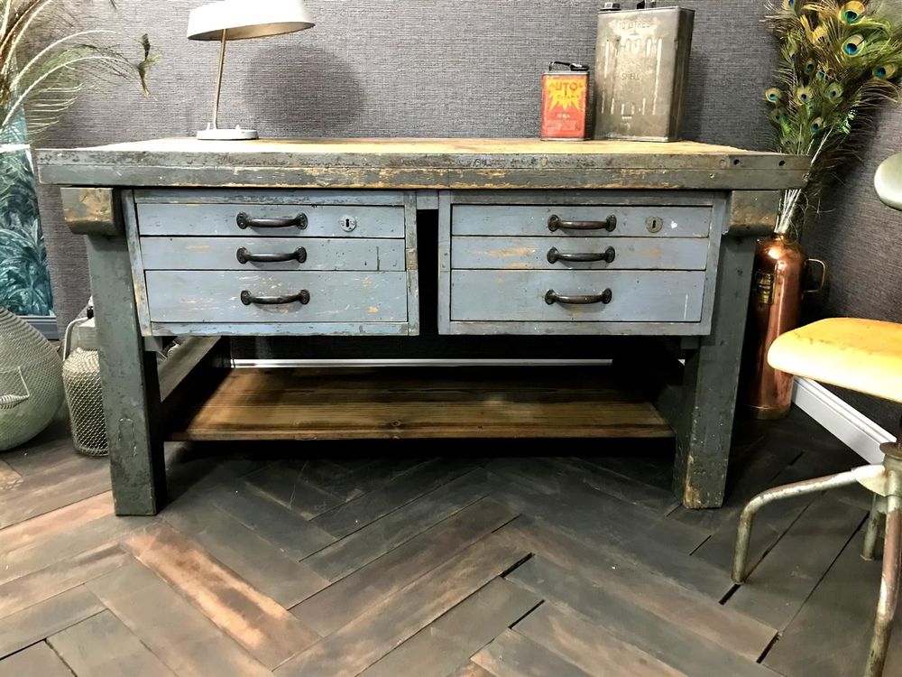 Alte Werkbank Als Sideboard