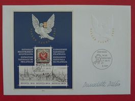 1995: BASLERTAUBE: JUBILÄUM mit UNTERSCHRIFT BERNDETTE DALIN